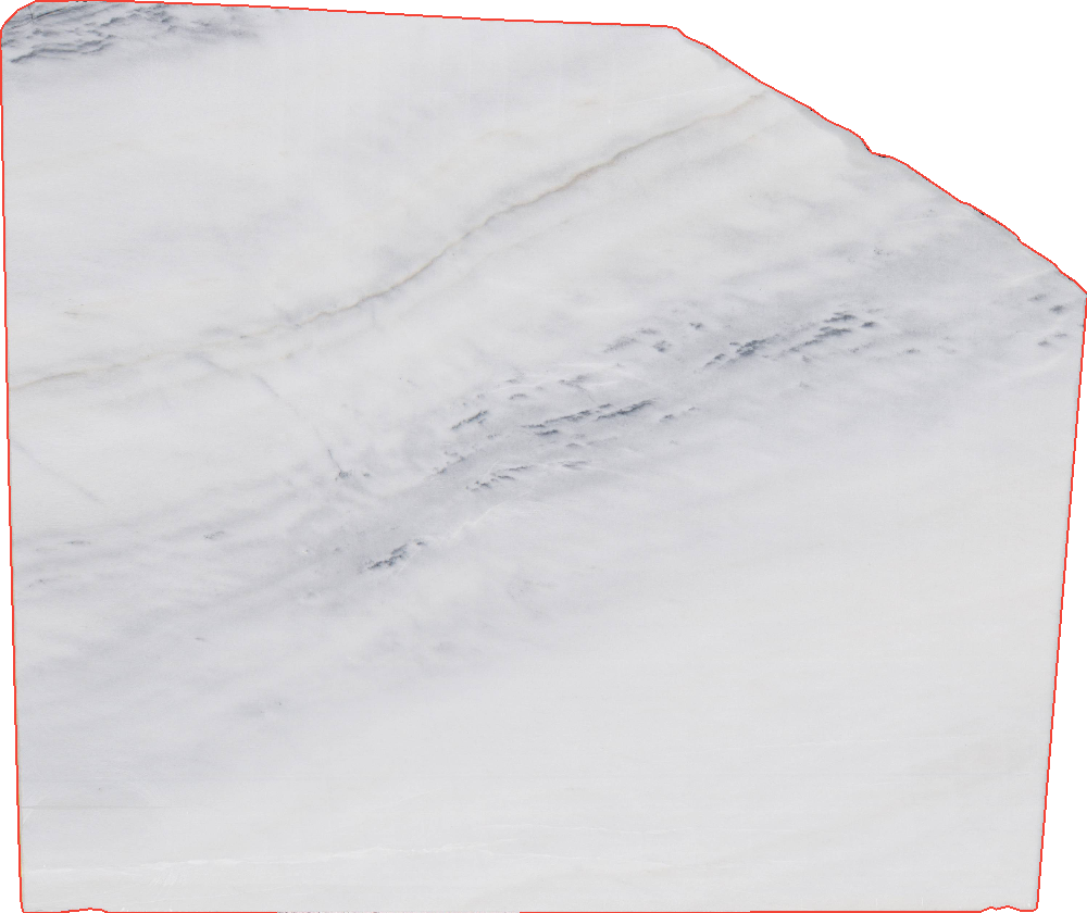 Bianco Nuvolato Marmor Rohplatten für Arbeitsplatten