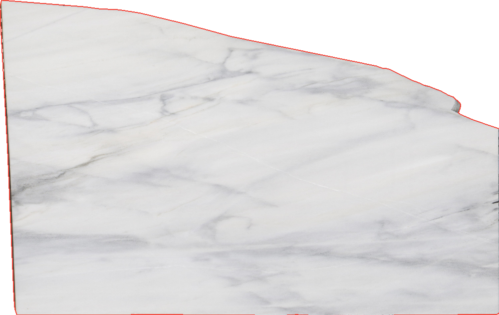 Bianco Nuvolato Marmor Rohplatten für Wandverkleidungen